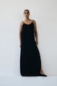 MUUV. sukienka FEU sukienka.dluga.FEU czarny ZS26