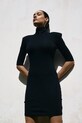 MUUV. rochie LE POUR sukienka.krotka.LE.POUR negru ZS25