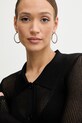 Silvian Heach cardigan KOHLES negru GPP25448CD