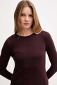 Mos Mosh sweter wełniany fioletowy 168080