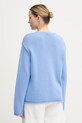 Odzież Mos Mosh sweter damski bawełniany 168060 niebieski