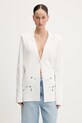Blugirl Blumarine kardigan aplikacja beżowy RA5058.MS55N