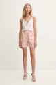 Silvian Heach pantaloni scurti din bumbac PUJENI GPP25365SH roz ZS25