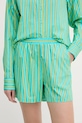 Silvian Heach pantaloni scurți din bumbac TAIR bumbac turcoaz GPP25445SH