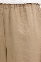 Mos Mosh szorty damskie lniane beżowy 168480