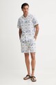 Solid pantaloni scurți din in LIAM 21108656.194010 bleumarin ZS25