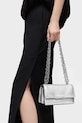 Kožená kabelka Tous AUDREE strieborná 2002203055