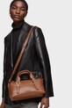 Tous geantă de piele BUCKLES maro 2002189243