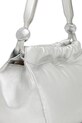 Kožená kabelka Tous GLOSS strieborná 2002190056