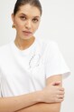 Silvian Heach t-shirt ATIVRA biały GPP25432TS