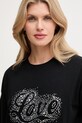 Silvian Heach tricou INAMIS negru GPP25431TS
