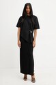 Silvian Heach tricou din bumbac SILKE GPP25097TS negru ZS25