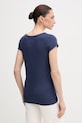 Odzież Mos Mosh t-shirt lniany 117440 granatowy
