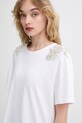 Blugirl Blumarine t-shirt in cotone bianco RA5191.J7720
