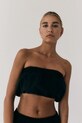 MUUV. top din bumbac negru top.ortalionowy.BASSE