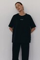 Хлопковая футболка MUUV. SAD GENERATION WITH HAPPY PICTURES хлопок чёрный boyfriend.t.shirt.SAD