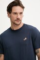 Solid tricou din bumbac PEI bleumarin 21108607.194010