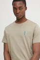 Solid tricou din bumbac OWENS verde 21108510.170610
