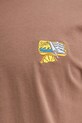 Solid tricou din bumbac OWENS 21108510.181314 maro