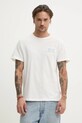 Solid t-shirt bawełniany OSBOURNE regular biały 21108511.114201