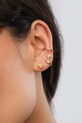 Kiegészítők ANIA KRUK női aranyozott fülbevaló kő nélkül ROCK IT SRUKS3040Z arany