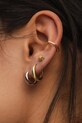 ANIA KRUK női aranyozott fülbevaló kő nélkül ROCK IT arany SRUKS3040Z