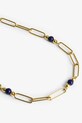 ANIA KRUK колие дамско от позлатено сребро лапис лазули DUO SMINN0804Z злато ZS26