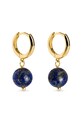 ANIA KRUK fülbevaló női aranyozott ezüst lapis lazuli SUMMER arany SAKKN3194Z