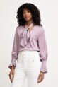 Silvian Heach блузка женская с вискозой SALIS фиолетовой CVP26022BL