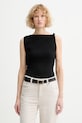 Marc O'Polo top pentru femei, cu vâscoză negru 5000014099