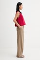 Marc O'Polo halenka dámská se lnem červená 5000009826