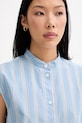 Marc O'Polo πουκάμισο γυναικείο βαμβακερό μπλε 5000010058