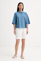 Marc O'Polo košilová halenka dámská bavlněná 5000010538 modrá ZS26