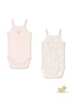 Fanga Fontana боди за бебе от памук FIO 2 PACK STRAP BODY OCS 2 броя розов FA100065