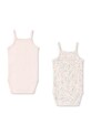 Fanga Fontana боди за бебе от памук FIO 2 PACK STRAP BODY OCS 2 броя FA100065 розов ZS26