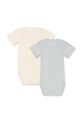 Fanga Fontana боди за деца от памук PERLA 2 PACK SS BODY OCS 2 броя FA100079 бежов ZS26