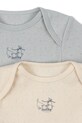 Момче Fanga Fontana боди за деца от памук PERLA 2 PACK SS BODY OCS 2 броя FA100079 бежов