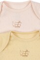 Момче Fanga Fontana боди за деца от памук PERLA 2 PACK SS BODY OCS 2 броя FA100079 жълт
