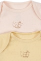 Момче Fanga Fontana боди за деца от памук PERLA 2 PACK SS BODY OCS 2 броя FA100079 жълт