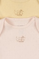 Мальчик Fanga Fontana боди для младенцев из хлопка PERLA 2 PACK LS BODY OCS 2 шт. FA100084 жёлтый