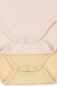 Fanga Fontana боди для младенцев из хлопка PERLA 2 PACK LS BODY OCS 2 шт. FA100084 жёлтый