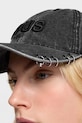 Akcesoria Tous czapka z daszkiem damska bawełniana 2002376151 czarny