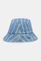 Marc O'Polo bucket hat damski bawełniany niebieski 5000010255