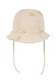 Fanga Fontana шапка за деца от памук FIO JERSEY SUN HAT OCS FA100064 бежов ZS26