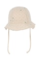 Момче Fanga Fontana шапка за деца от памук FIO JERSEY SUN HAT OCS FA100064 бежов