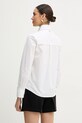 Odzież Silvian Heach koszula bawełniana DORINI GPP26166CA biały