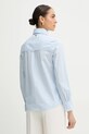 Odzież Silvian Heach koszula bawełniana DORINI GPP26166CA niebieski