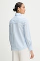 Odzież Silvian Heach koszula bawełniana DORINI GPP26166CA niebieski