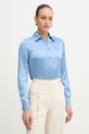 Silvian Heach koszula SABAT z elastanem niebieski GPP26460CA