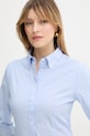 Silvian Heach koszula bawełniana CALENI niebieski GPP26167CA